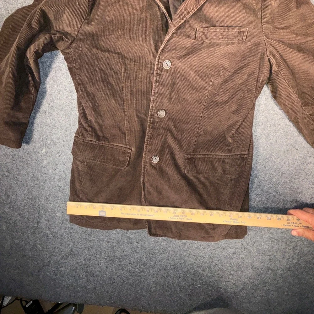 J Crew Corduroy Blazer Jacket Mens Sz M Brown 100%‎ Cotton Academia Preppy Y2K